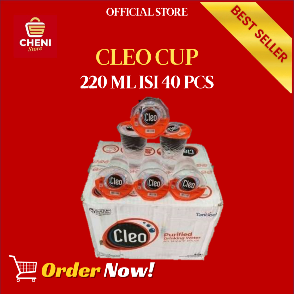 AIR MINERAL CUP 220 ML - CLEO CUP - AIR MINUM MURAH CLEO