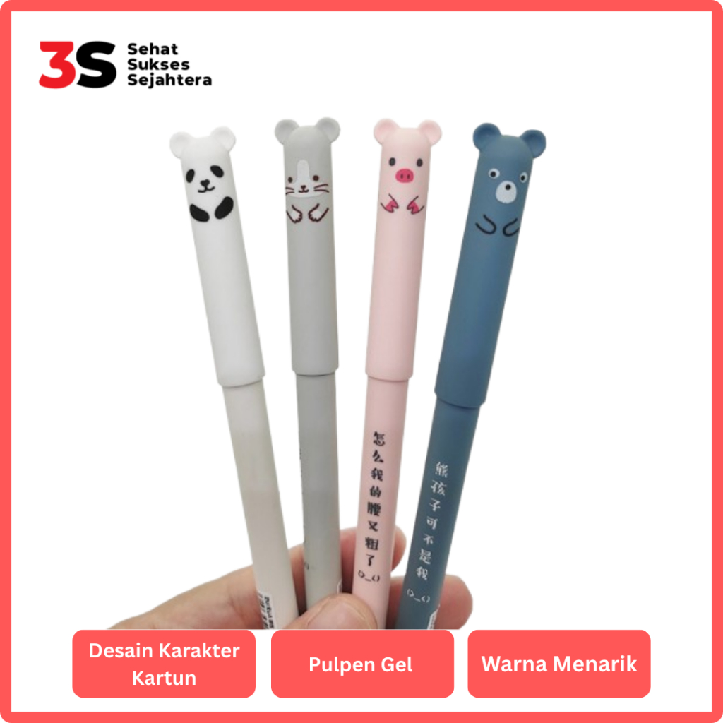 

JFactory Ballpoint Dengan Desain Istimewa, Unik dan Lucu 4 Pcs