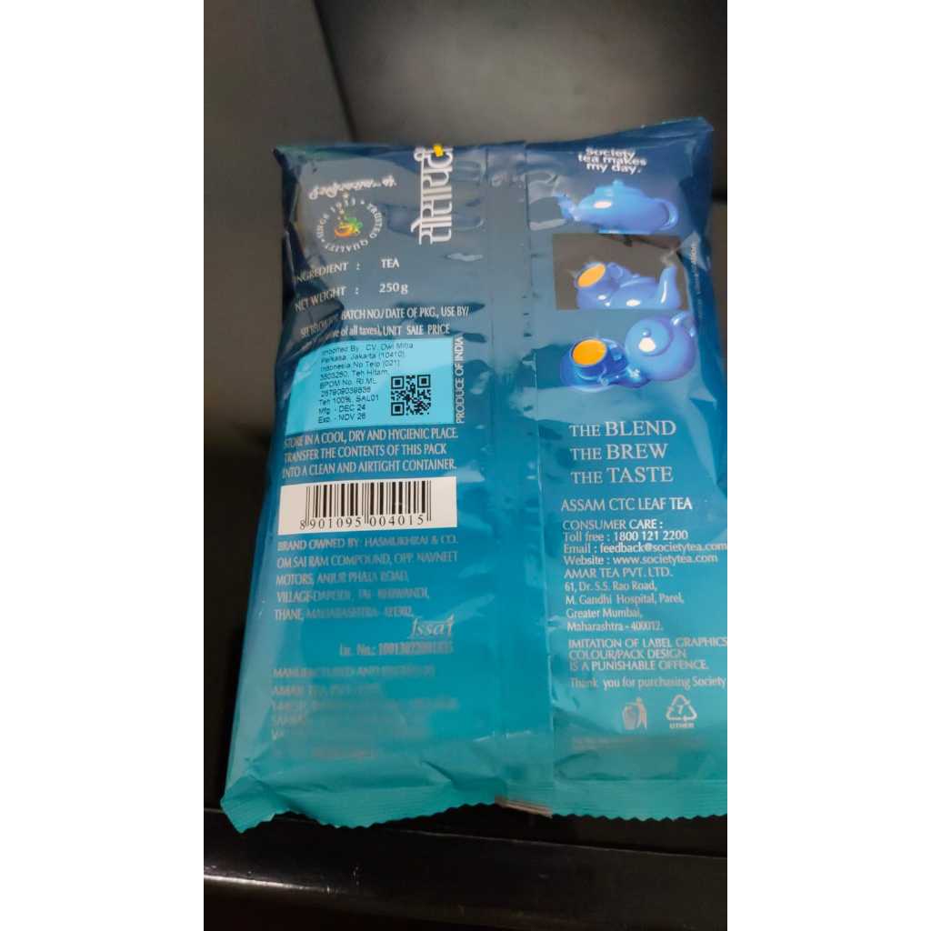 

Society Tea / Teh Society India 250g