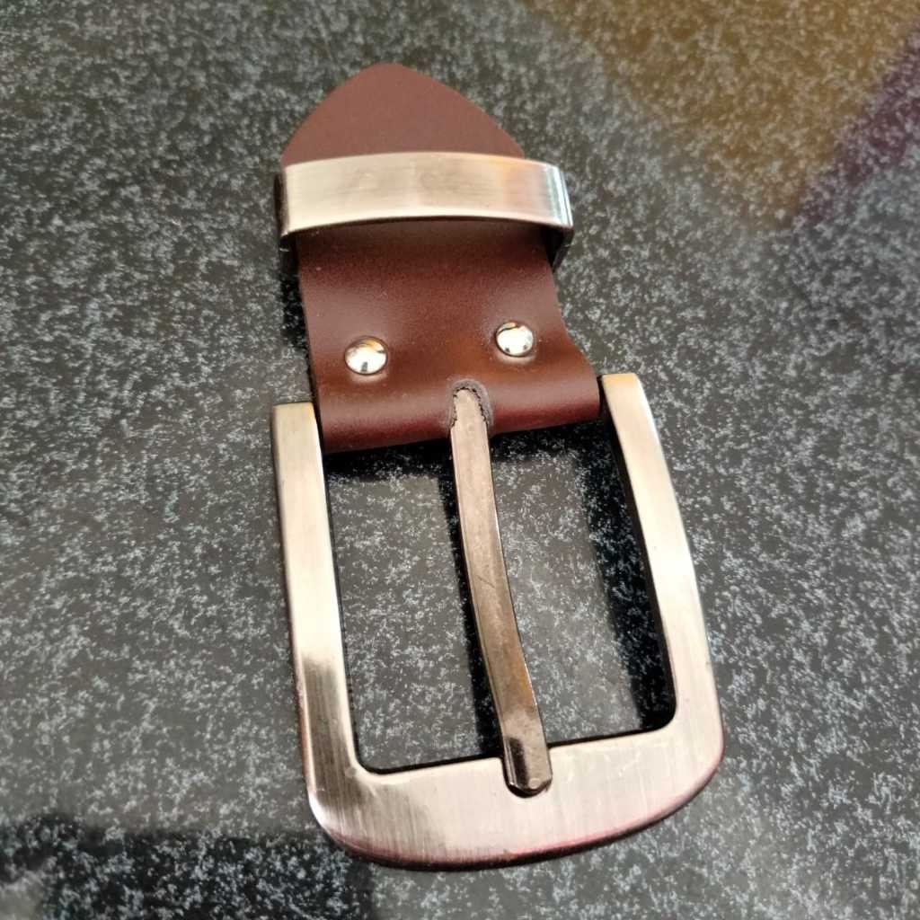 ENURE Kepala Sabuk Gesper Pria / Kepala Ikat Pinggang Kulit Asli Garut