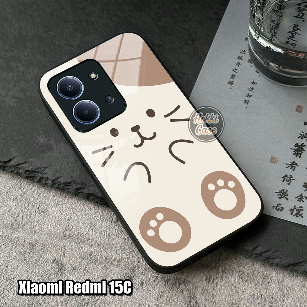 Case Redmi 15C - Softcase Glass Redmi 15C - Casing Hp Redmi 15C - Silikon For Redmi 15C - Kesing Red
