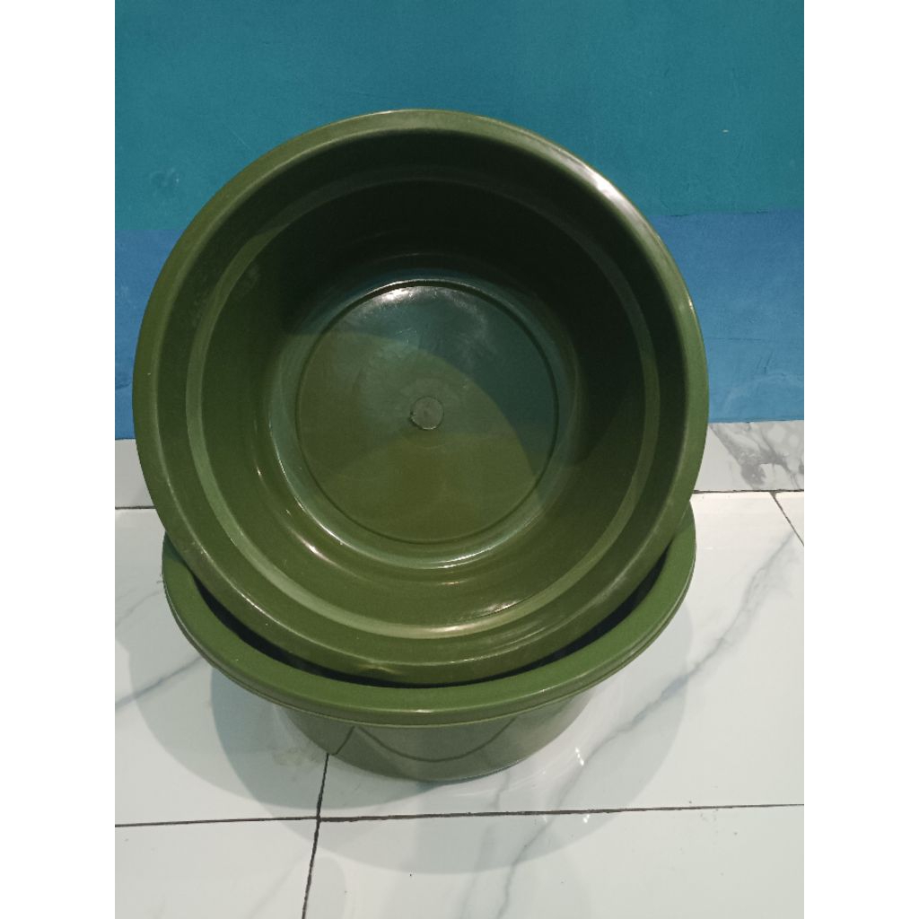 bak ukuran 20 hijau /waskom 20 /ember ukuran 20