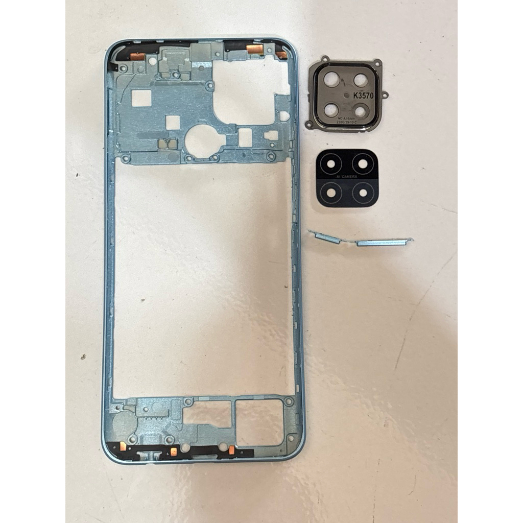 BEZEL / TULANG SAMPING OPPO A15 / OPPO A15S WARNA BIRU