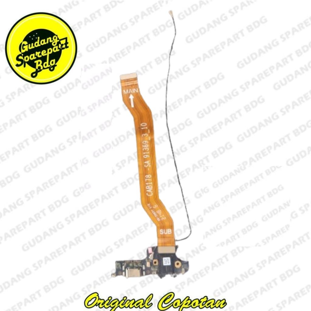 Flexsible papan cas Realme Narzo 50A second copotan