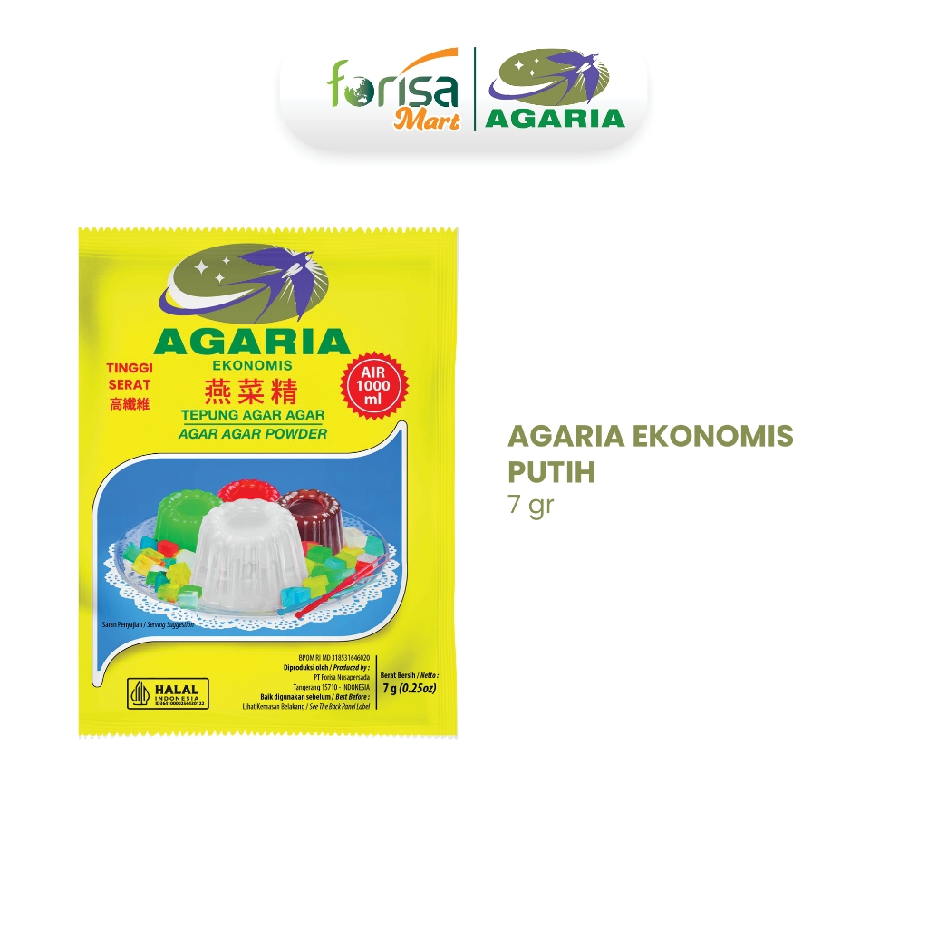

Agaria Ekonomis Putih - 1 Sachet