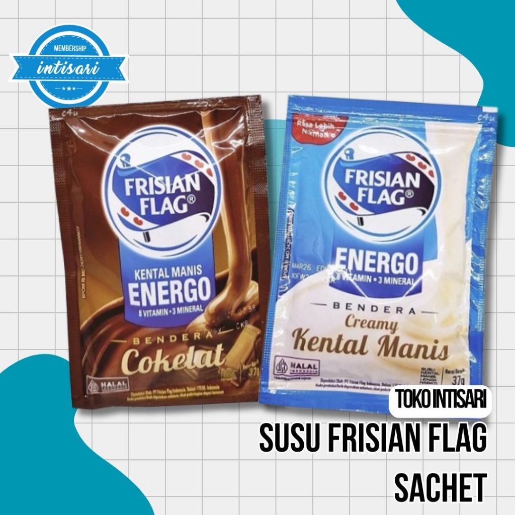 

FRISIAN FLAG KENTAL MANIS SACHET 38G (RENCENG)