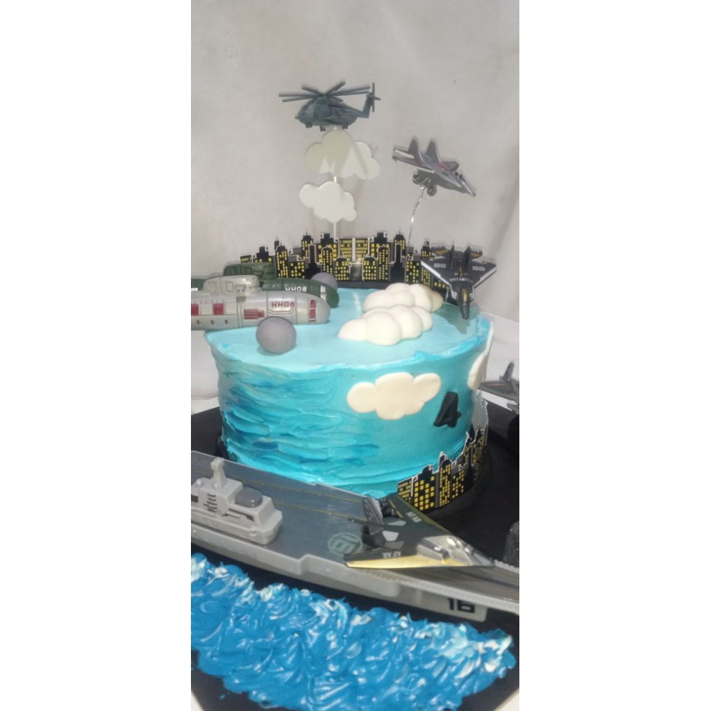 

Kue ulang tahun pesawat tempur