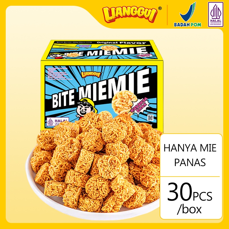 

LIANGGUI Mie Renyah Pedas 390 gr HALAL Snack Gurih Crunchy Cemilan Makanan Ringan Snack