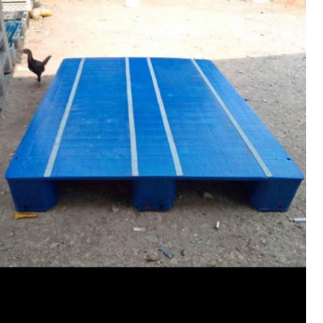 

palet plastik ukuran 100x120x16 cm flat