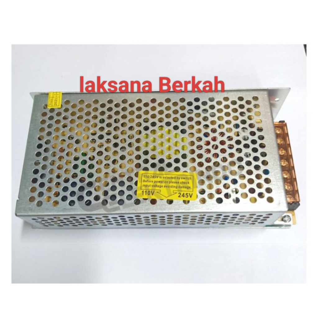 POWER SUPLLY 12v 10A ADAPTOR jaring 12v  10ampere DC
