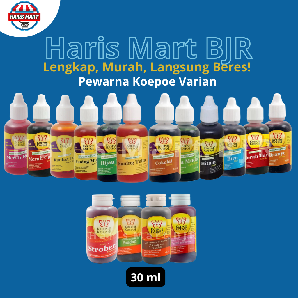 

PEWARNA MAKANAN KOEPOE KOEPOE 30 ML