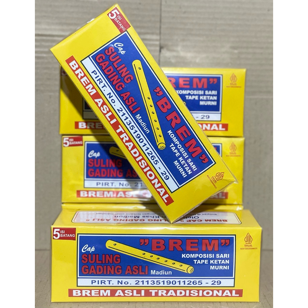 

Brem Suling Gading Asli Khas Madiun Isi 5 Batang