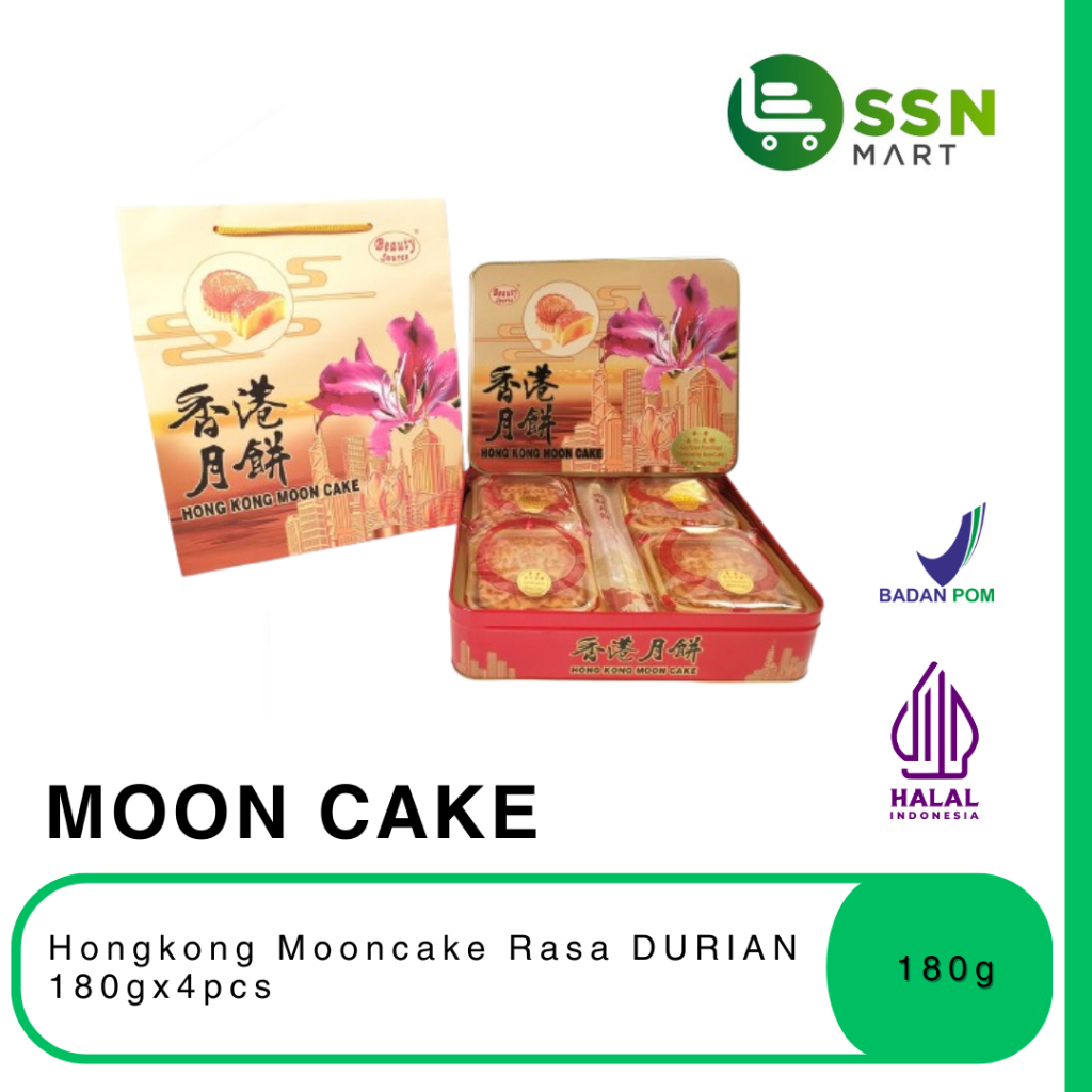 

SSNMart Hongkong Mooncake GH-A19 Durian 180g x 4pcs