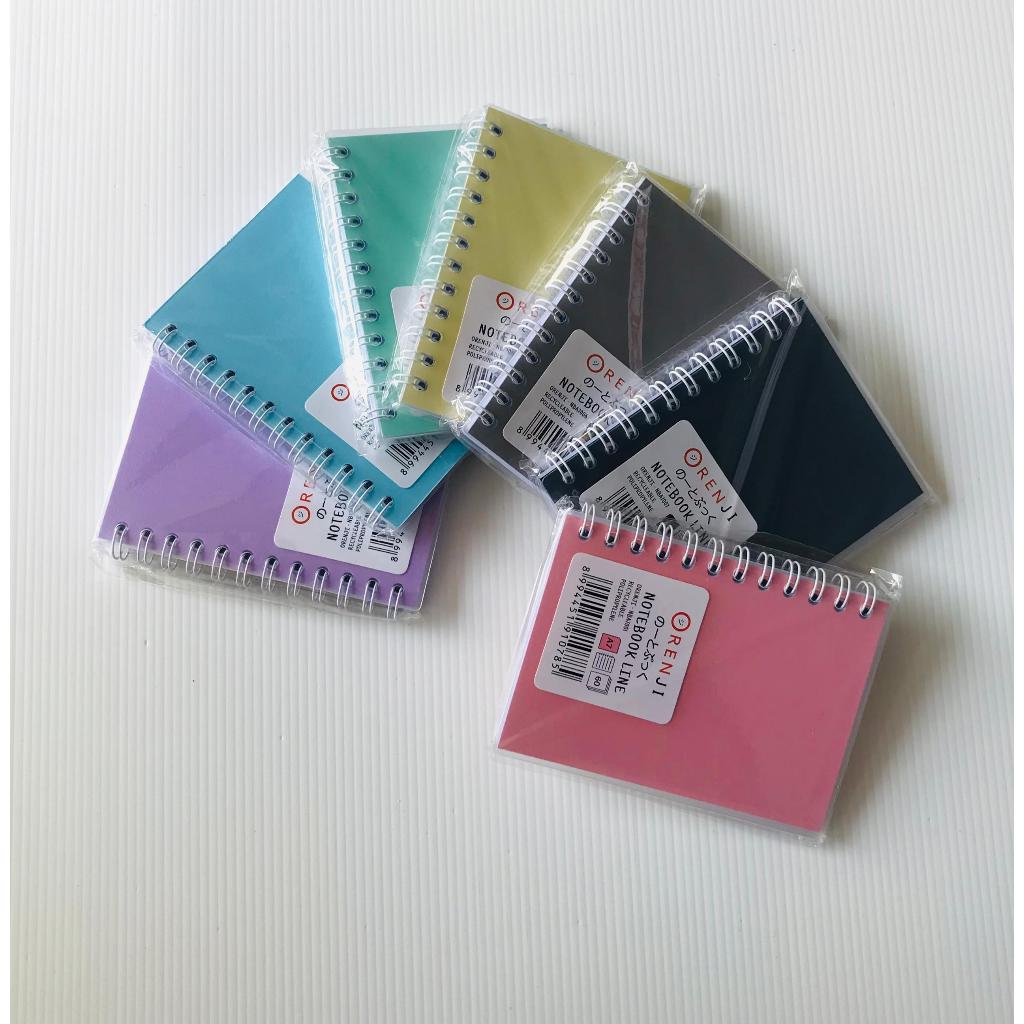 

Notebook Orenji A7 Spiral Samping Pastel Colour