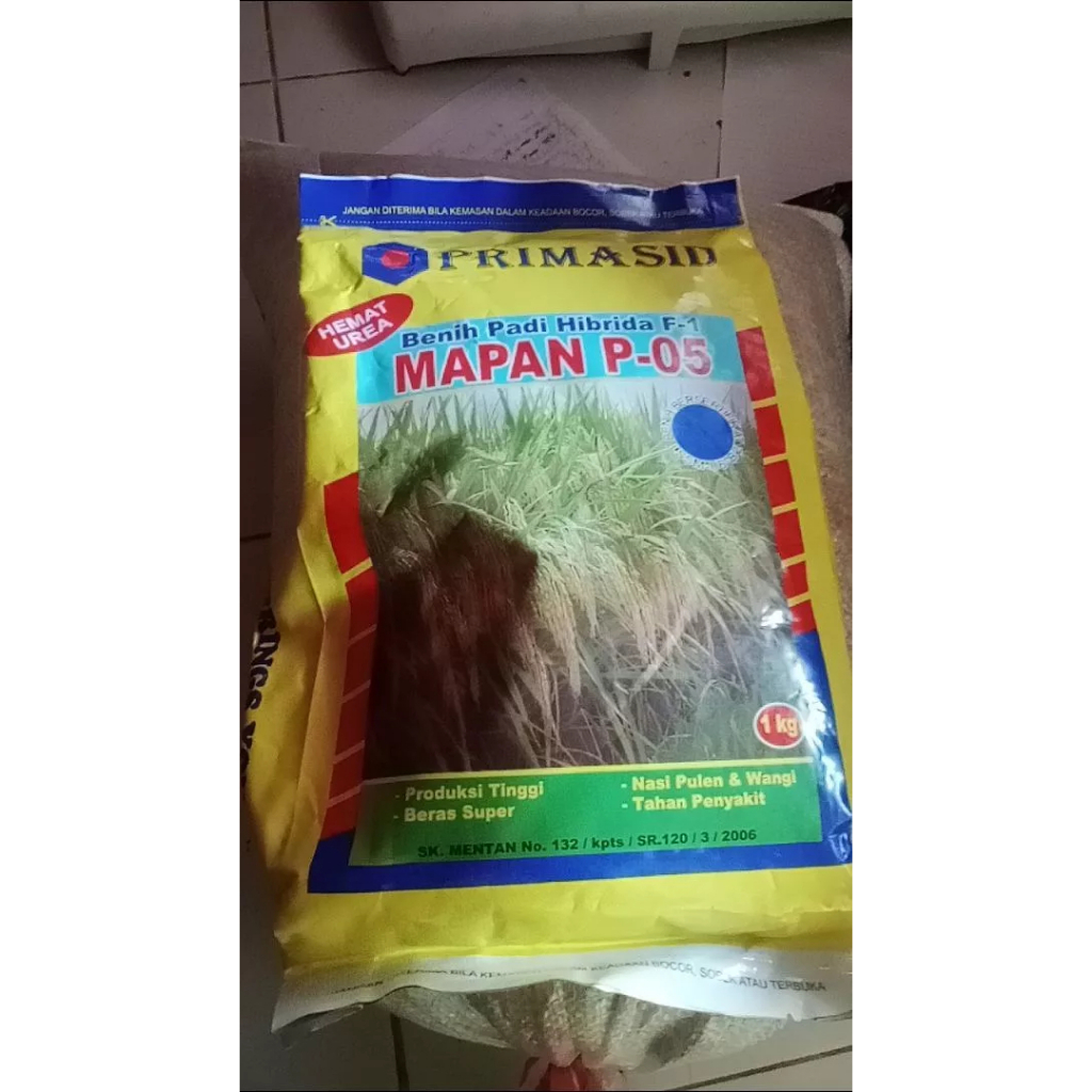 Big sale 9.9 Benih Padi Hibrida PRIMASID Mapan P-05 1 kg 100% Asli, Exp 04 2026