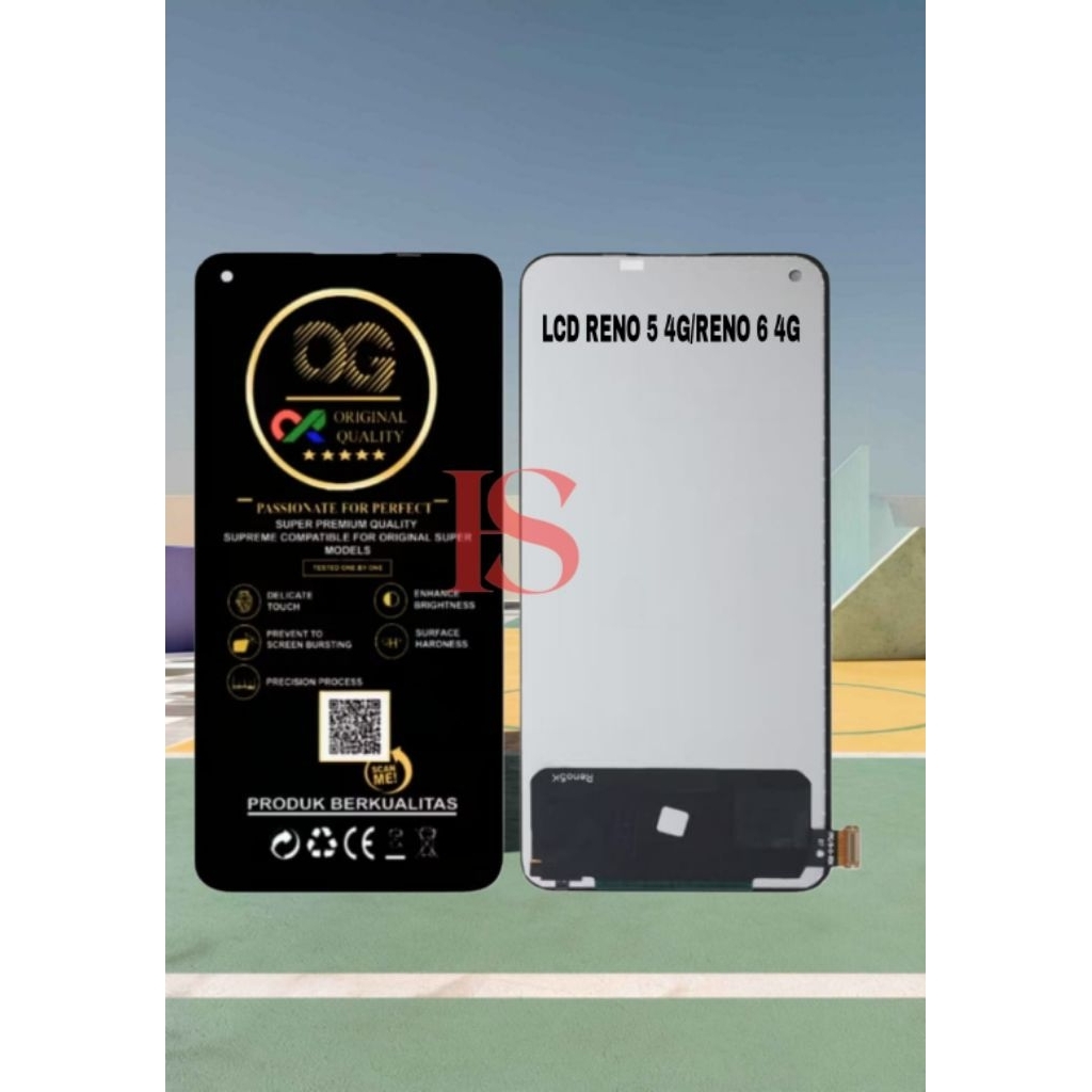 LCD OPO RENO 5  LCD FULLSET TOUCH SCREEN RENO 5/RENO 6 ORIGINAL
