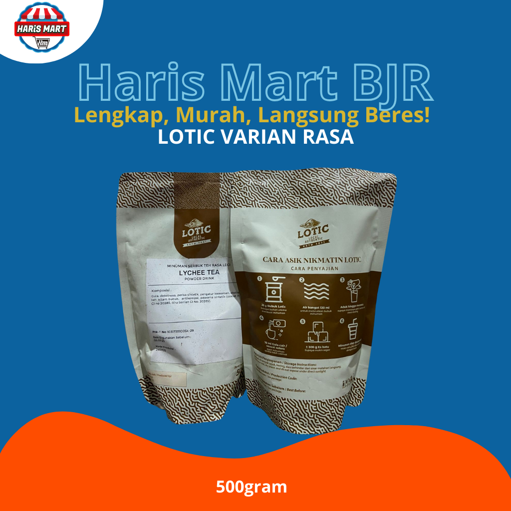 

LOTIC Powder Drink 500 GR - Bubuk Minuman Premium