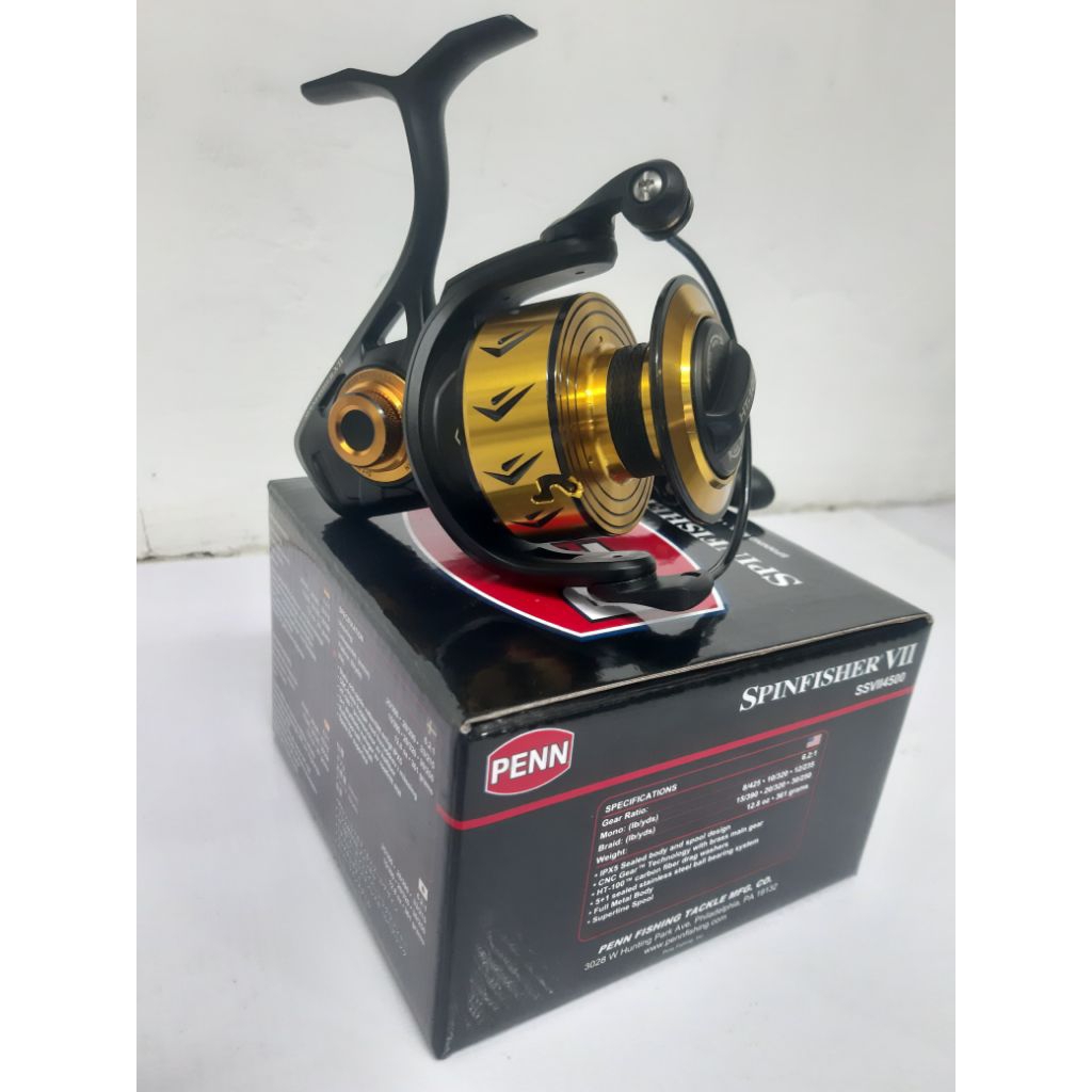 reel Spinning Penn Spinfisher VII 4500 reel original penn pancing kuat dan berkualitas