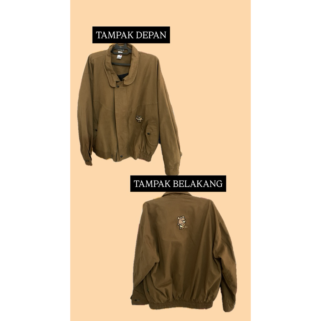 [ADA TAG] WTS PRELOVED CRSL CHOCO AERO JACKET BROWN XXL