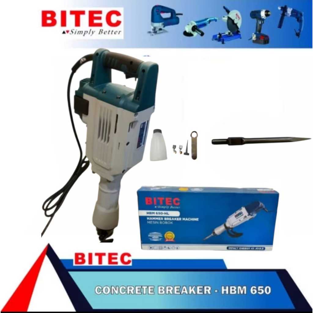 mesin bobok beton bitec HBM 650 - jack hammer bitec HBM650