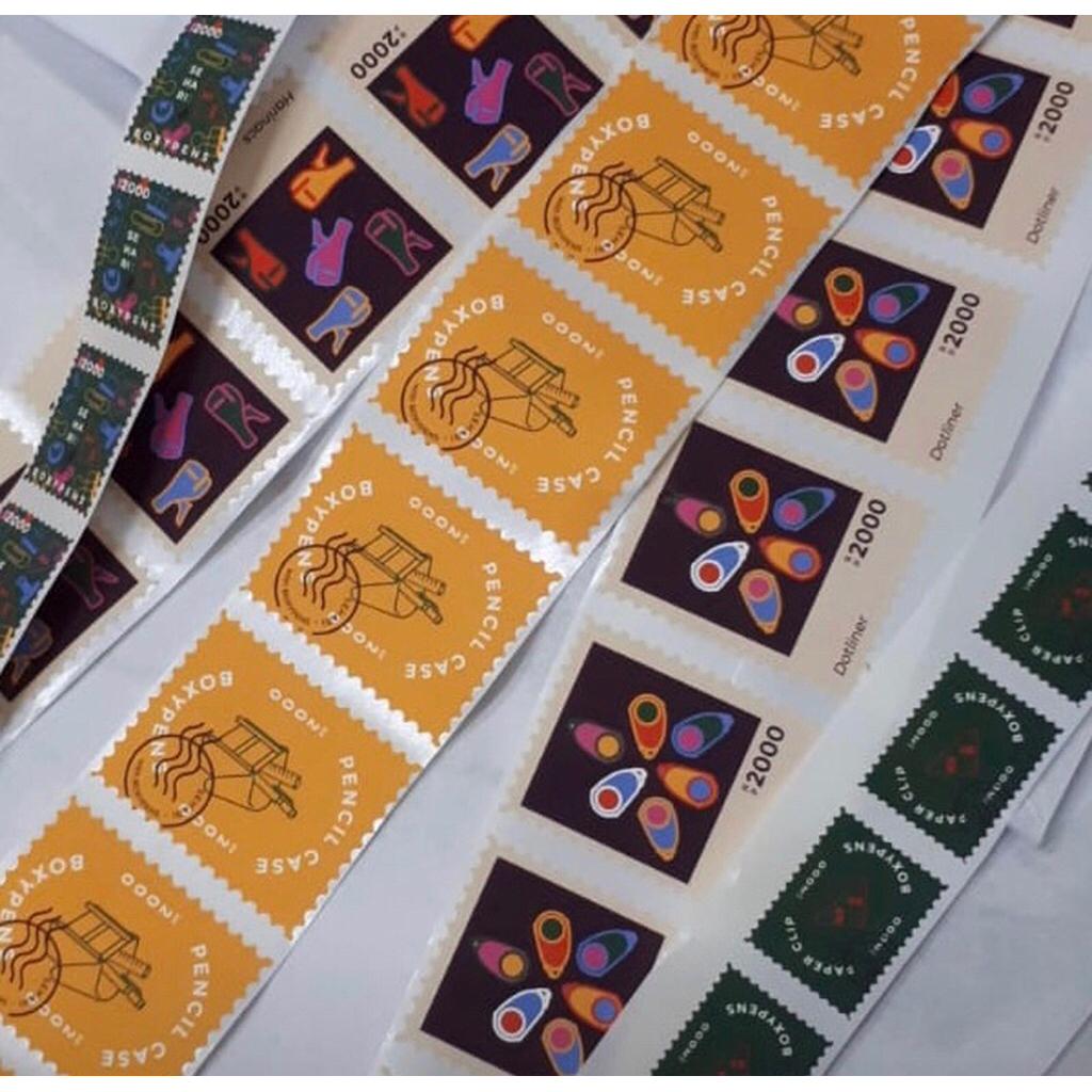 

Sticker roll bahan vinyl doff