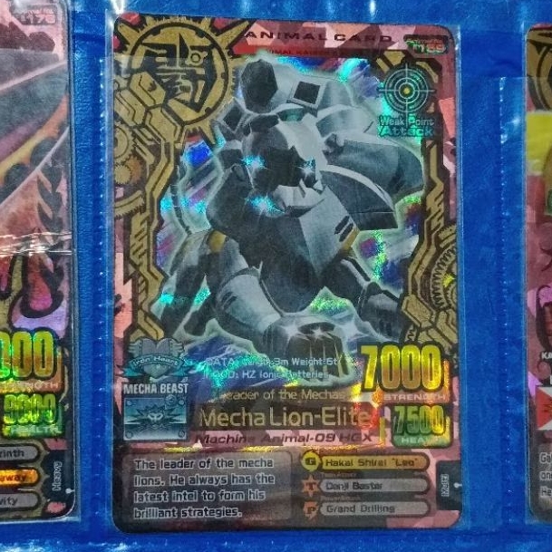 kartu animal kaiser mecha lion elite ultra rare original