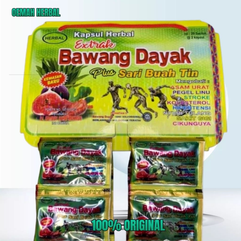 Extrak BAWANG DAYAK Kapsul Original