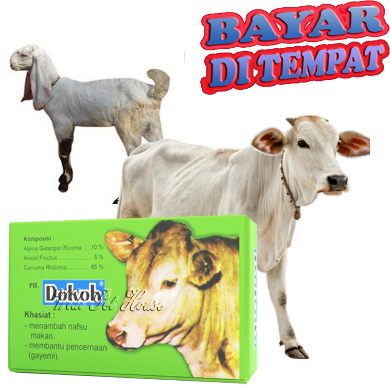 Vitamin Penggemuk Sapi Kambing PIL DOKOH Probiotik Nafsu Makan