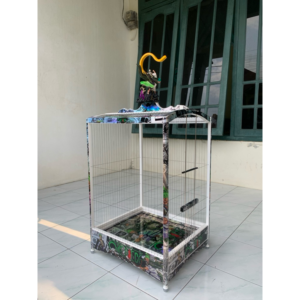 Sangkar burung kenari ruji Senar
