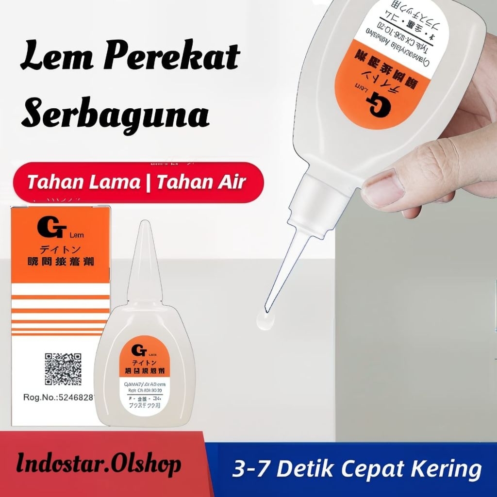 

Lem Tetes Cair Lem Korea Serbaguna Perekat Kayu Besi Electronik Multifungsi Kuat Kualitas Super •IndoStar•