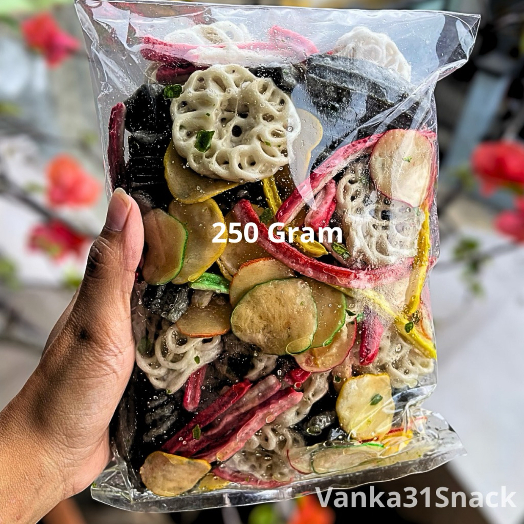 

250 GRAM KERUPUK SEBLAK MIX/CAMPUR PEDAS DAUN JERUK 1KG 500GRAM 250 GRAM