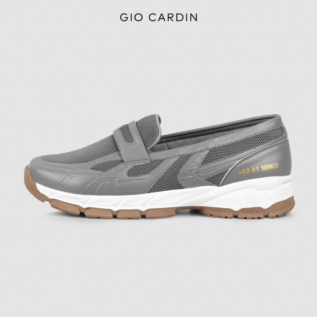 GIO CARDIN - Sepatu Slip On Pria Orion Grey