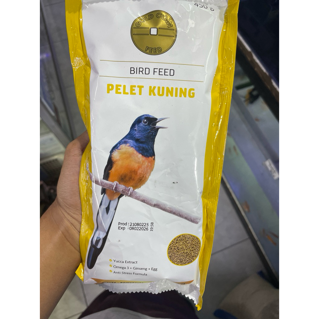 Goldcoin Pelet kuning kemasan 450gram