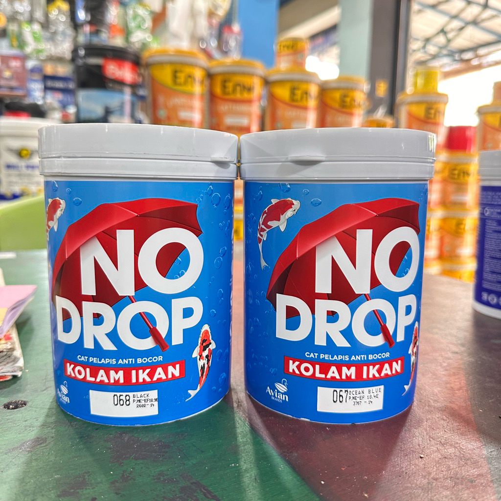 No drop cat kolam ikan kemasan 1kg,no drop kolam ikan 1kg