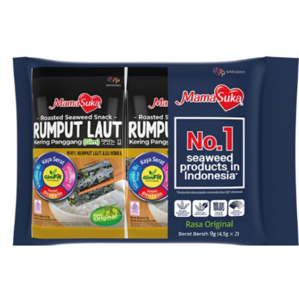

mamasuka rumput laut panggang 2x4.5gr