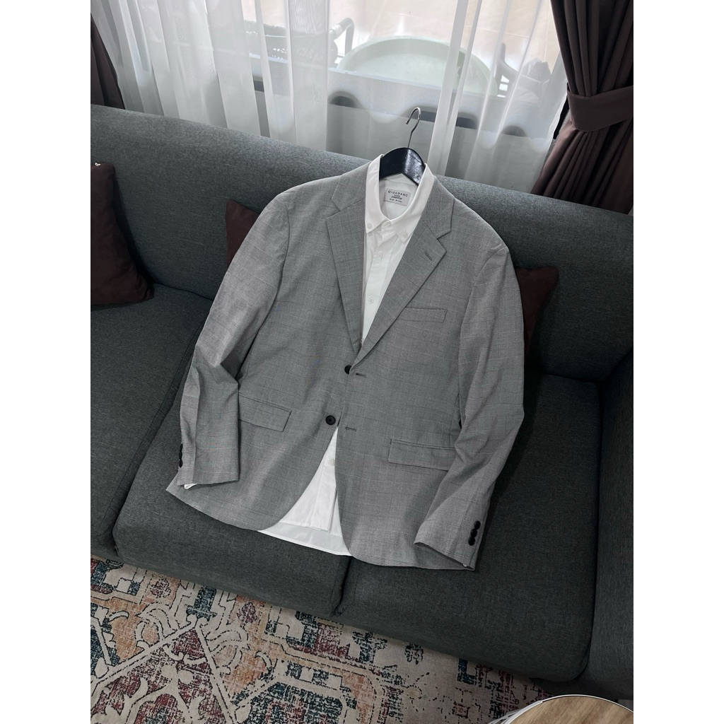 Uniqlo Tartan Casual Blazer