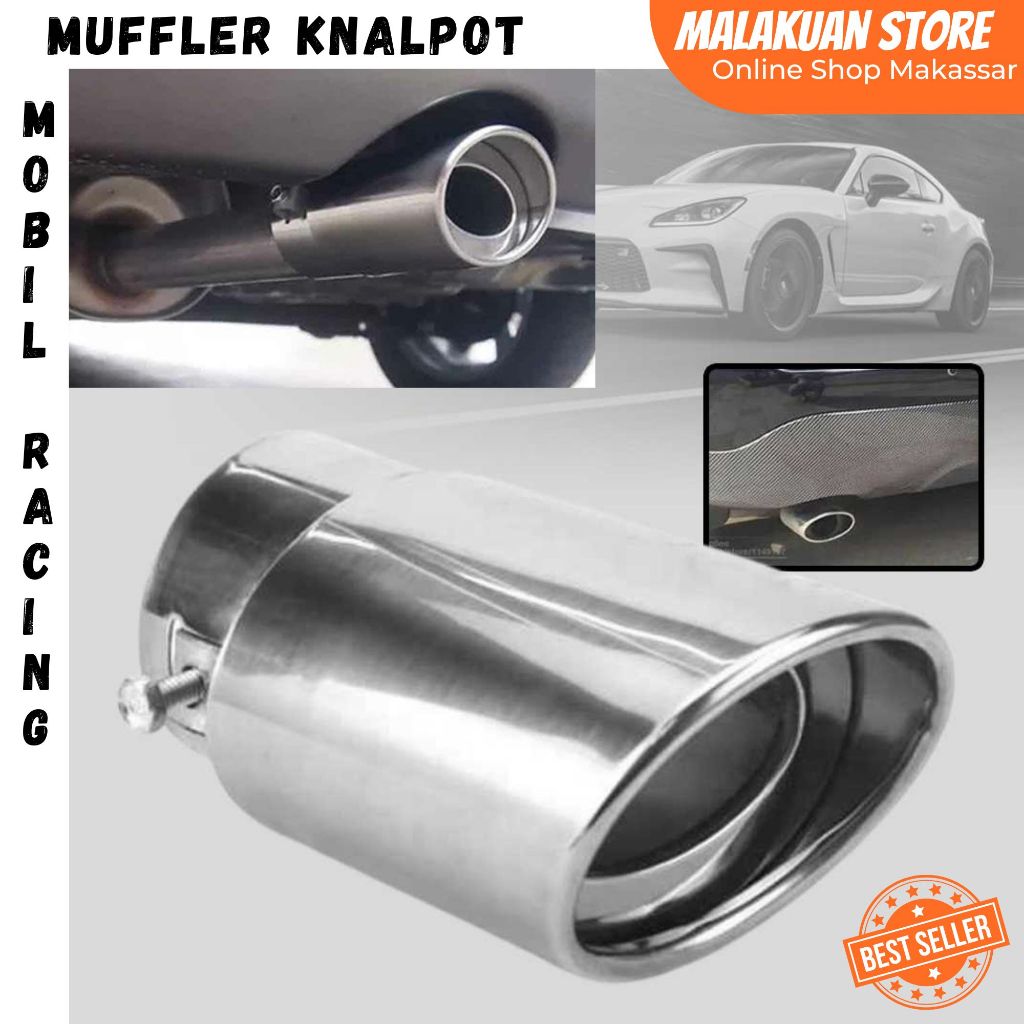 Ujung Knalpot Mobil Racing Universal Aluminium Anti Karat / Muffler Ujung Pipa Knalpot Mobil Racing