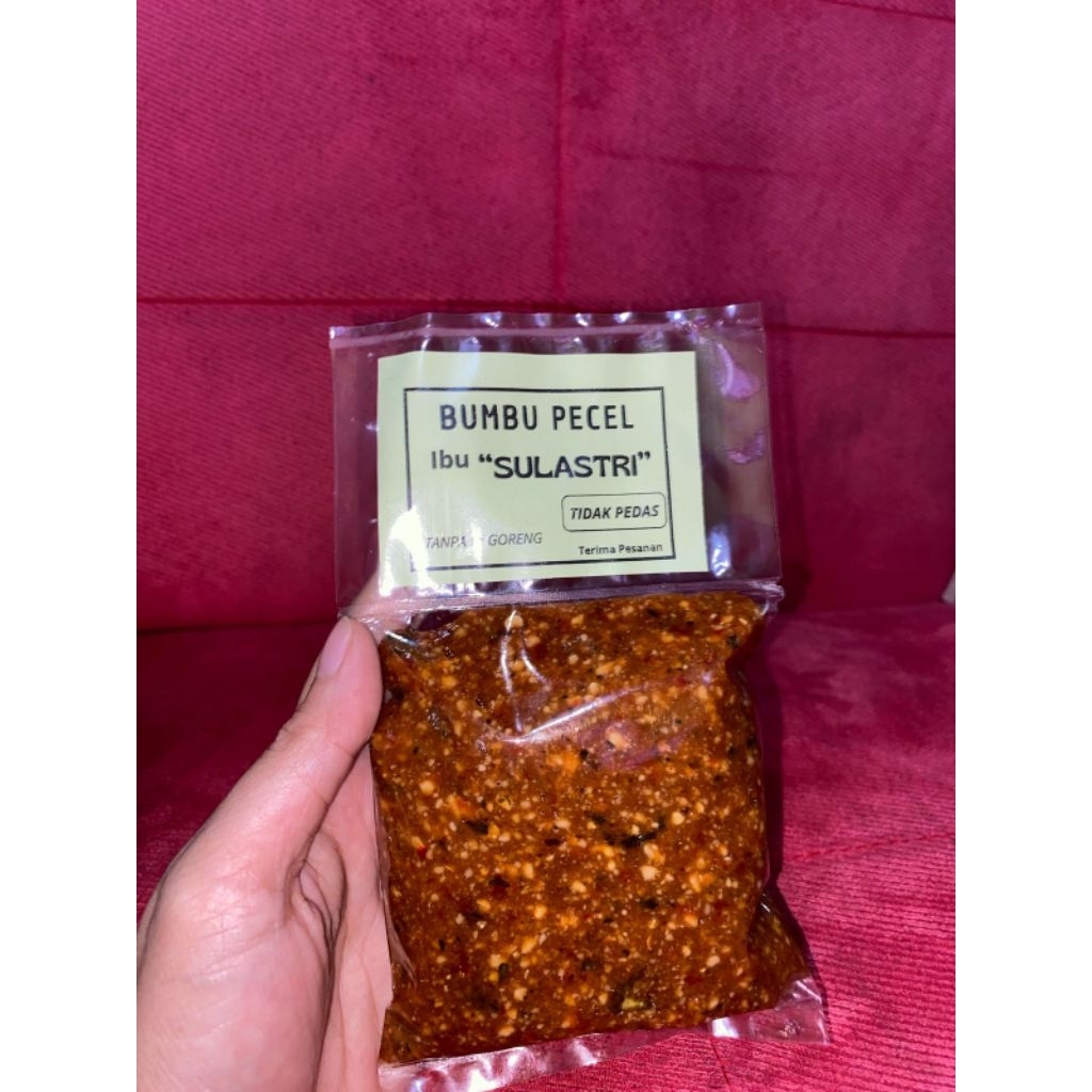 

Bumbu Pecel Tidak Pedas
