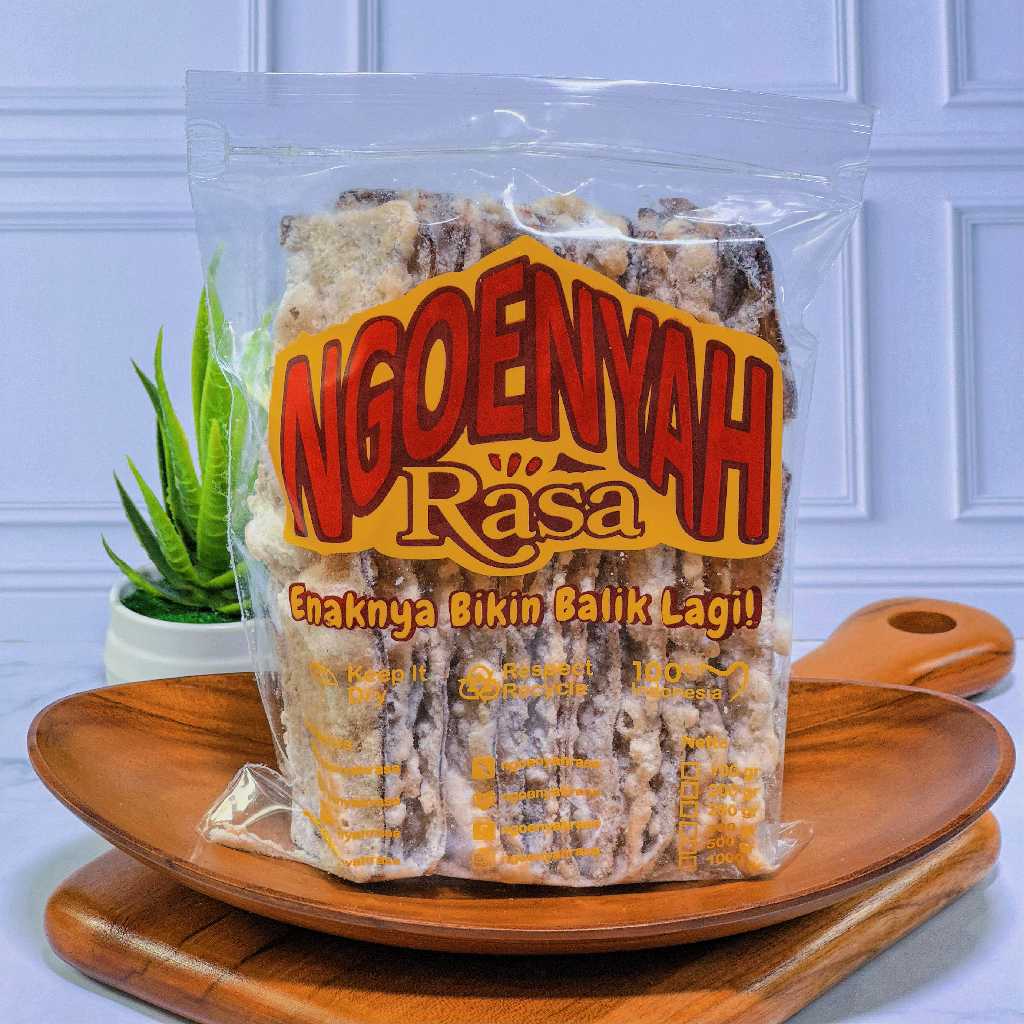

ngoenyah rasa pisang lampung vanilla - cokelat stroberi vanilla snack cemilan