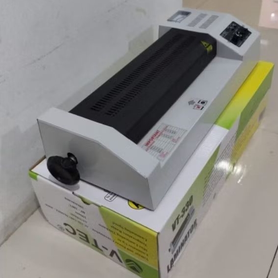 

Mesin Laminasi Laminator Alat laminating Panas Dingin Vtec VT330 Roll A3plus V-TEC VT-330 Laminating Machine 33cm