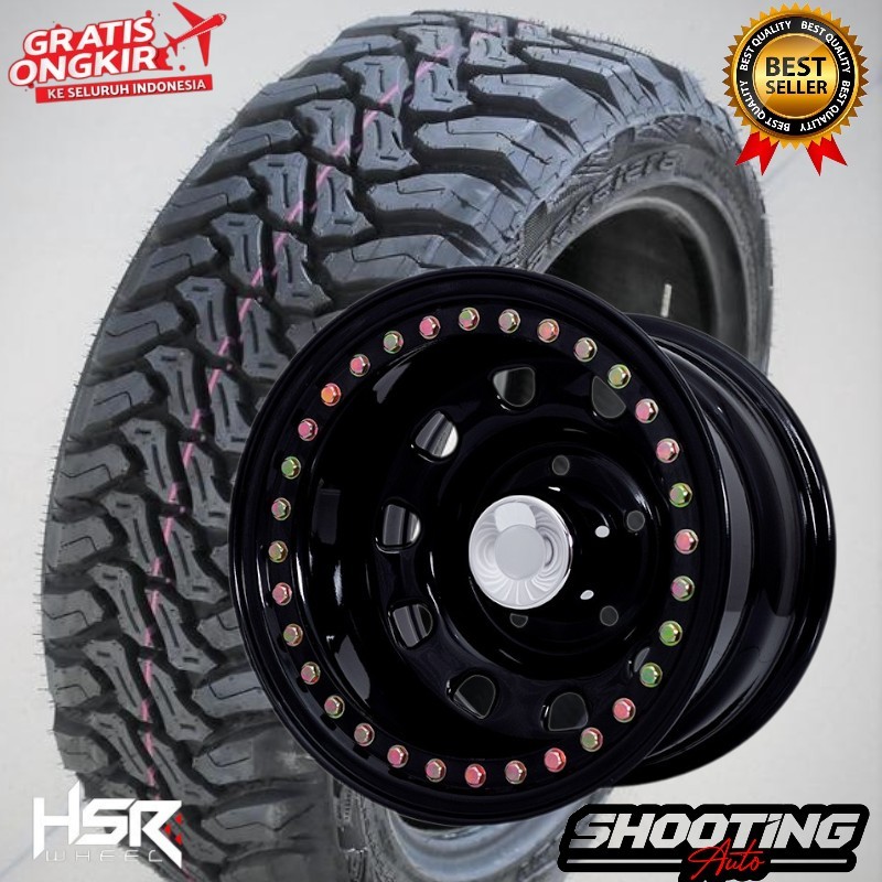 Velg mobil offroad ring 15 lebar 10 mobil jimmy katana escudo taft feroza dll