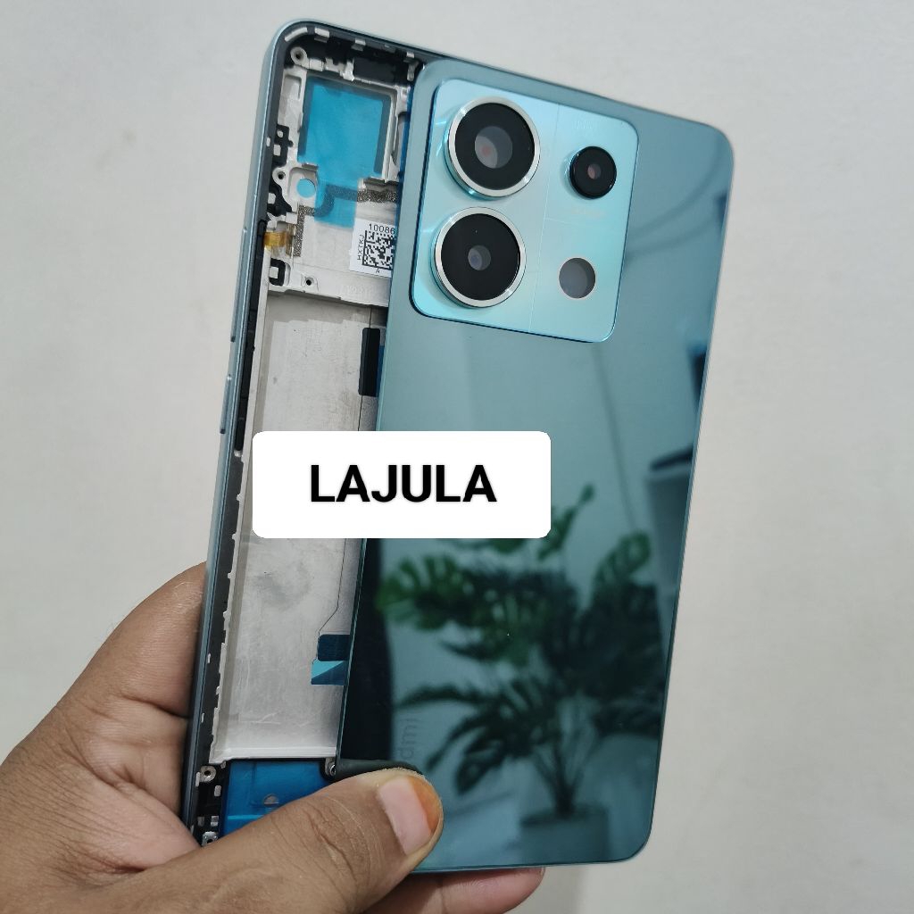 kesing housing casing full set Xiaomi redmi note 13 pro 5g frame + backdoor + ring lensa kamera orig