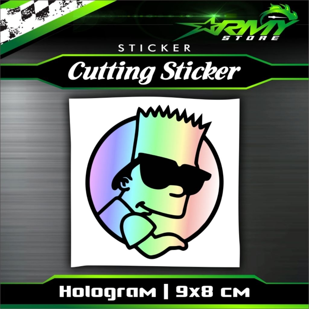 Stiker The Simpsons Hologram