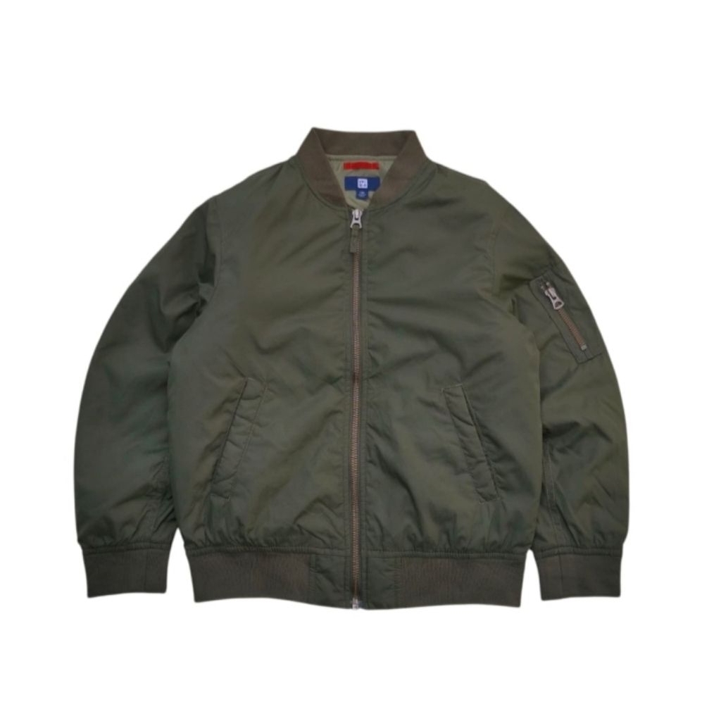 UNIQLO kids jacket bomber size 130 fit 7 - 8 th (P49xL41)