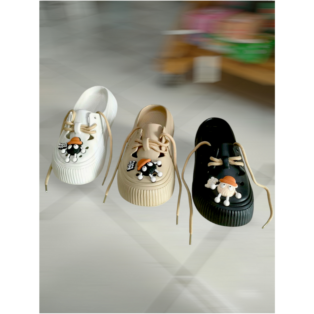 Sendal karet tali alibaba wanita dewasa sendal setengah sepatu sendal karakter wanita dewasa S-208