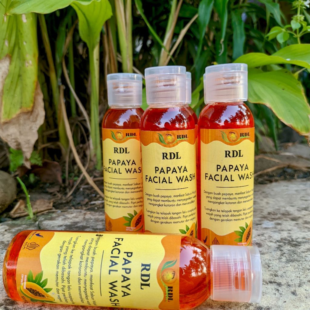 SABUN RDL PEPAYA FACIAL WASH 100ML KENTAL || SABUN PEPAYA KENTAL || FACE WASH PEPAYA || PAPAYA RDL C