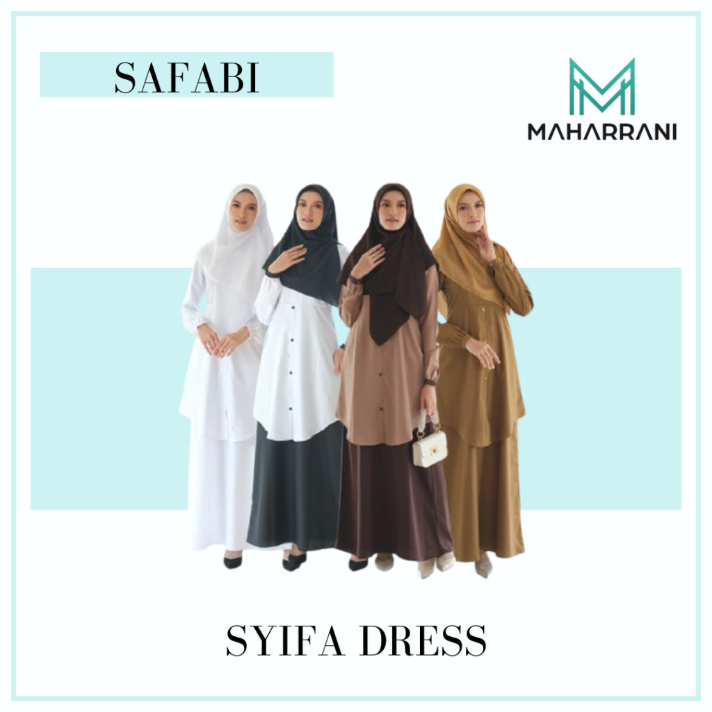 Syifa Dress by Maharrani Baju Pemda Baju Dinas Gamis Pemda Baju PNS Seragam PNS Seragam Guru Baju Gu