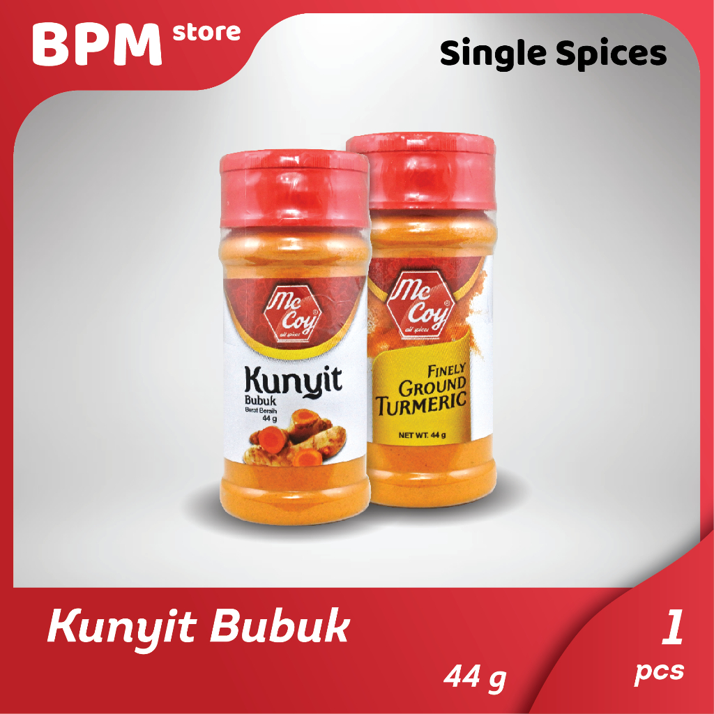 

McCoy Kunyit Bubuk – Warna & Aroma Alami | Bumbu Masakan Sehat