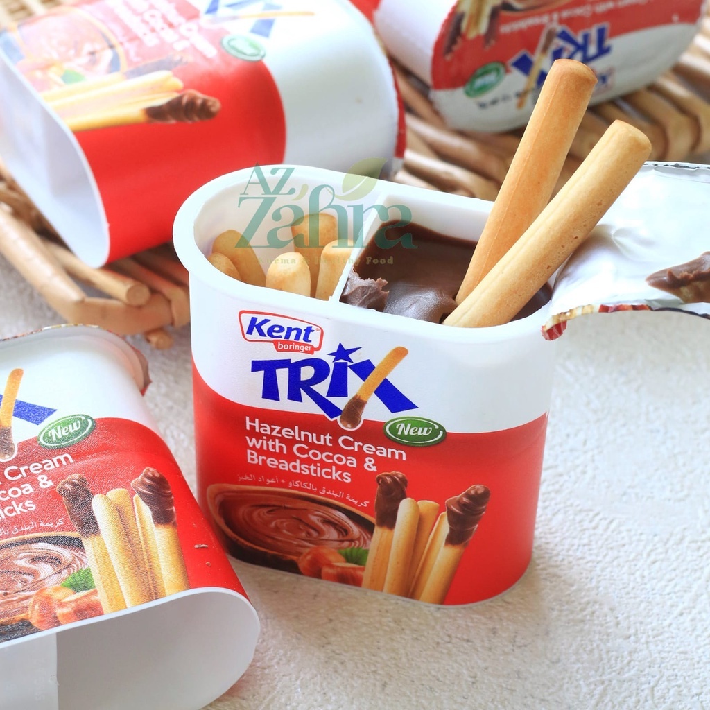

Kent Trix Hazelnut Cream with Cocoa and Breadsticks 56g / Kent Biscuit Spread