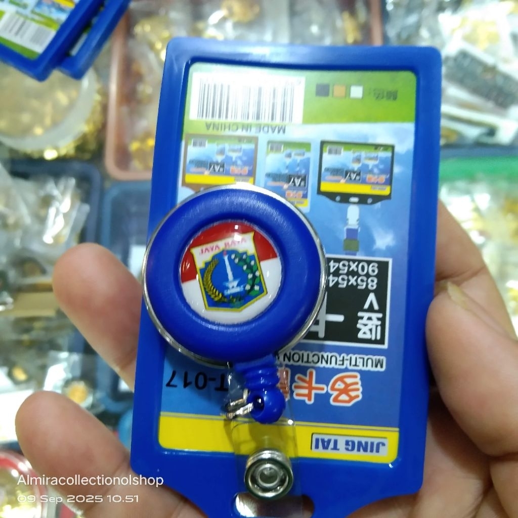 

casing id card yoyo pemprov DKI nametag id card jaya raya